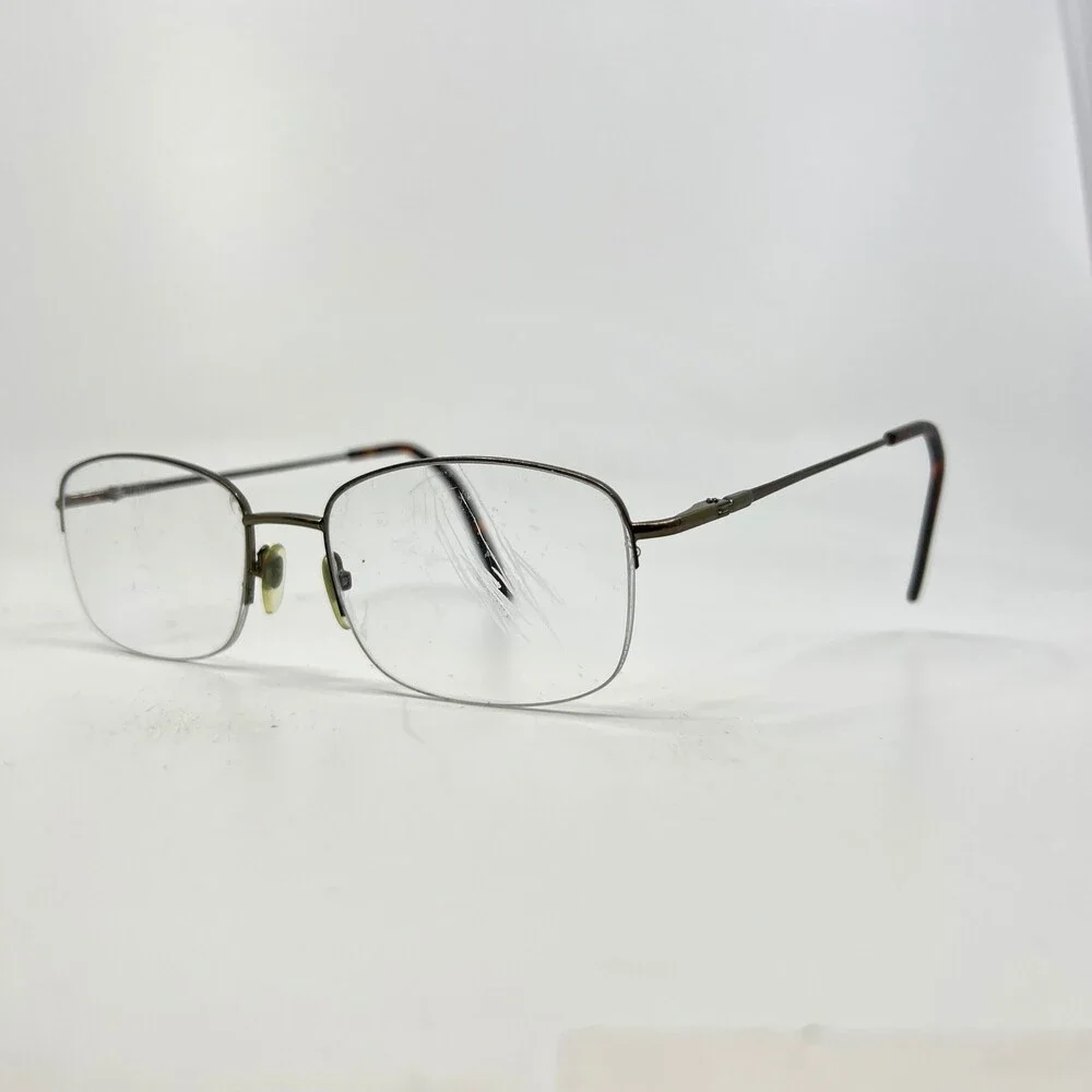Ducks Unlimited Jeff Eyeglass Frames Mens Brown Half Rim 56-20-150